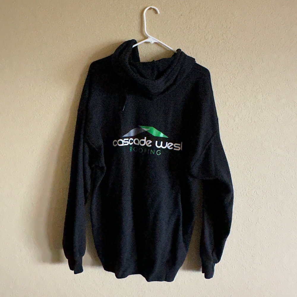 Cascade roofing zip up hoodie size xl